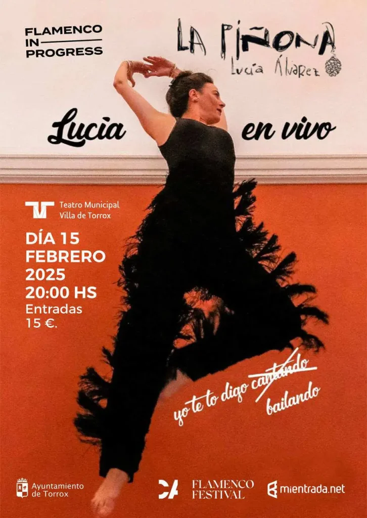 El Teatro Municipal de Torrox acoge la nueva propuesta de la bailaora Lucía Álvarez ‘La Piñona’